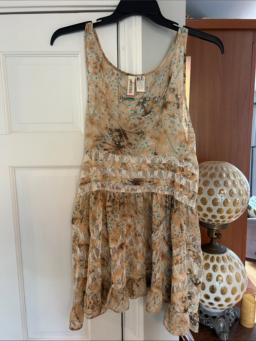 Boho slip dress